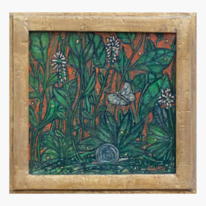 Wildflowers with butterfly