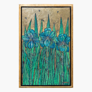 Blue irises